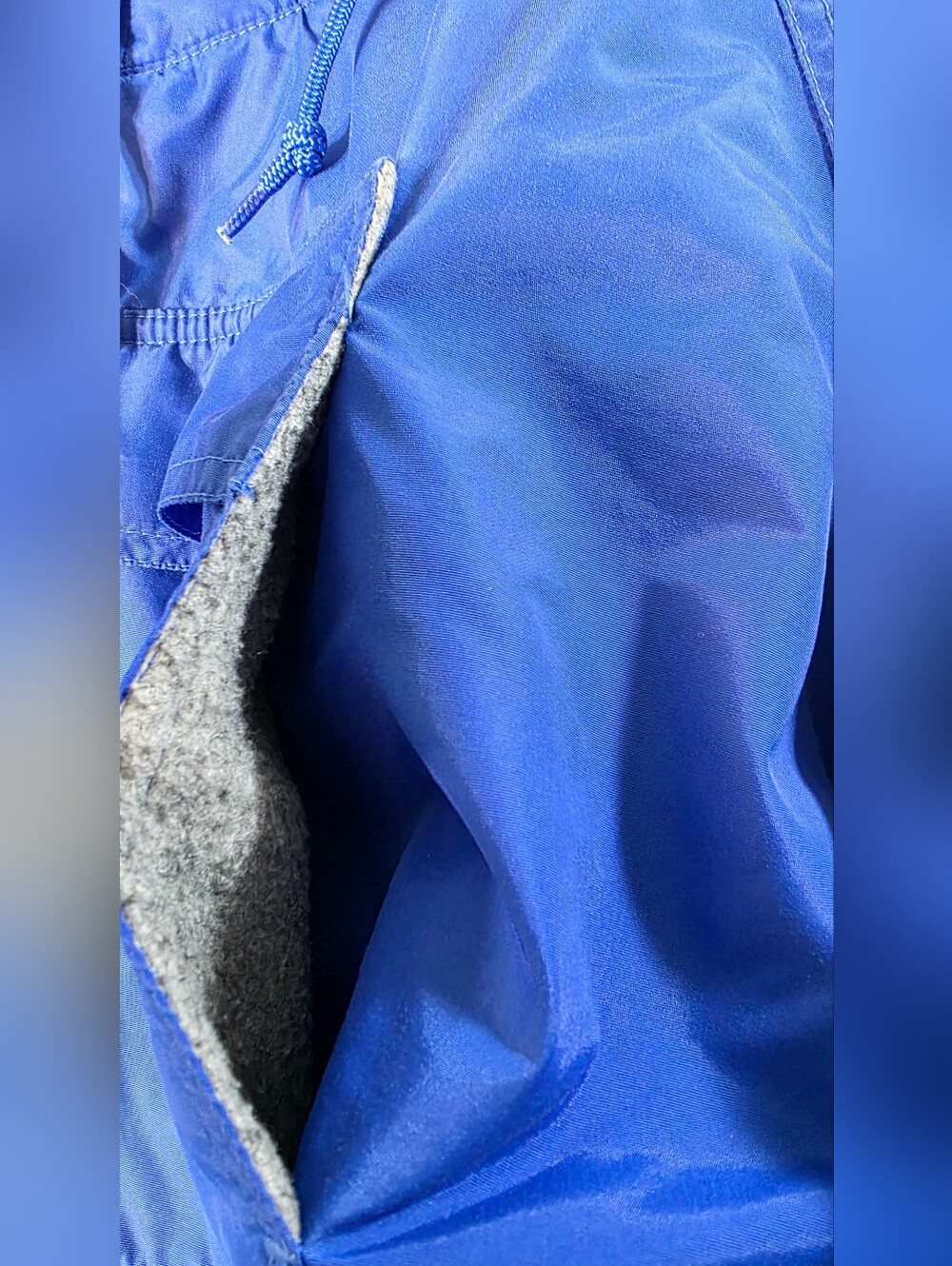 Vintage 90's Columbia Adirondack Windbreaker Blue Pullover Gorpcore Mens M - Picture 3 of 16